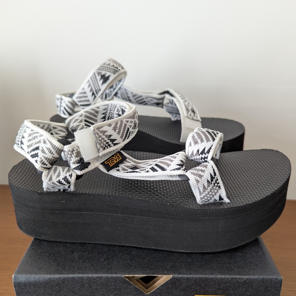 Teva Women's Black and White Sandals